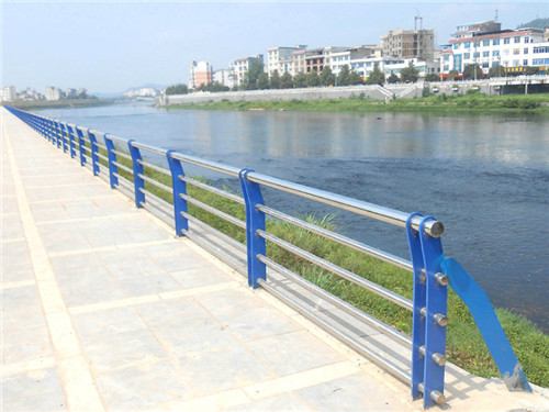 澳门特区不锈钢桥梁防撞护栏 河道景区景观防撞桥梁护栏